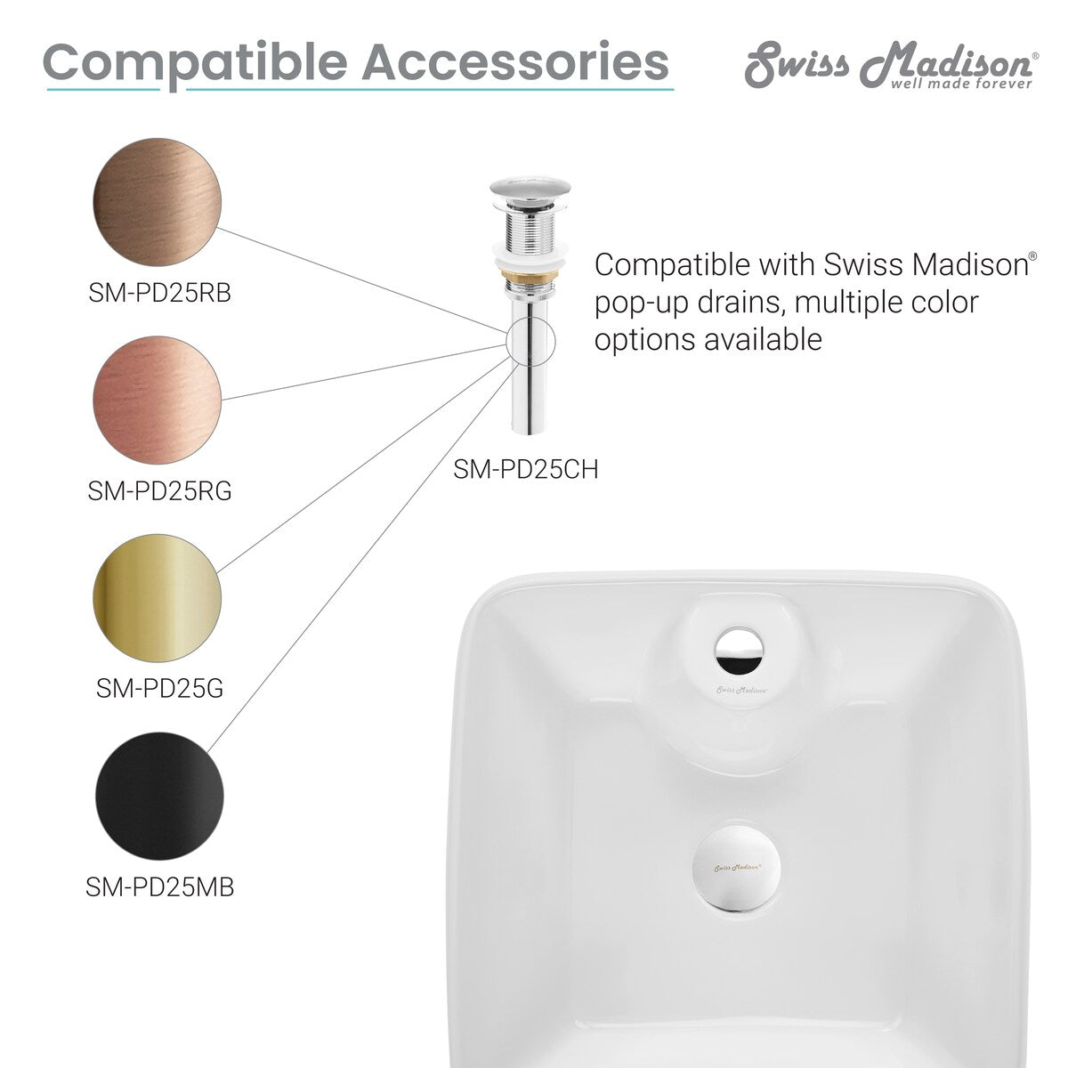 Carre One Piece Pedestal Sink