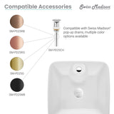 Carre One Piece Pedestal Sink