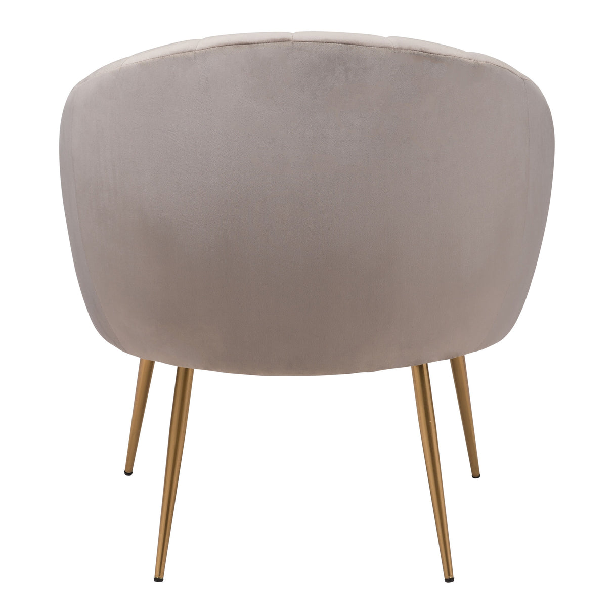 Carrie Rim Accent Chair Gray