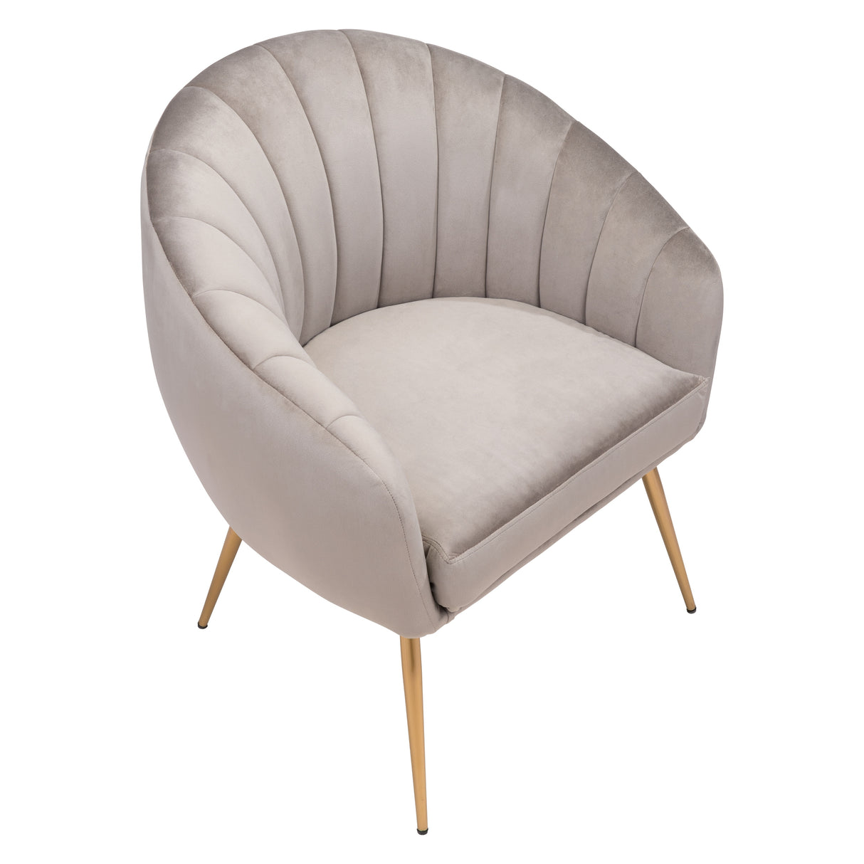 Carrie Rim Accent Chair Gray