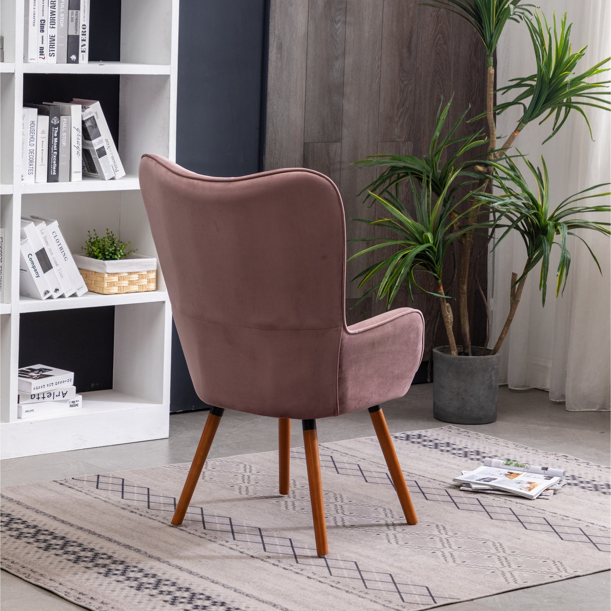 Carson Carrington Arvika Button-tufted High-back Velvet Accent Chair