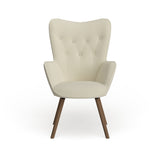 Carson Carrington Arvika Button-tufted High-back Velvet Accent Chair