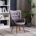 Carson Carrington Arvika Button-tufted High-back Velvet Accent Chair