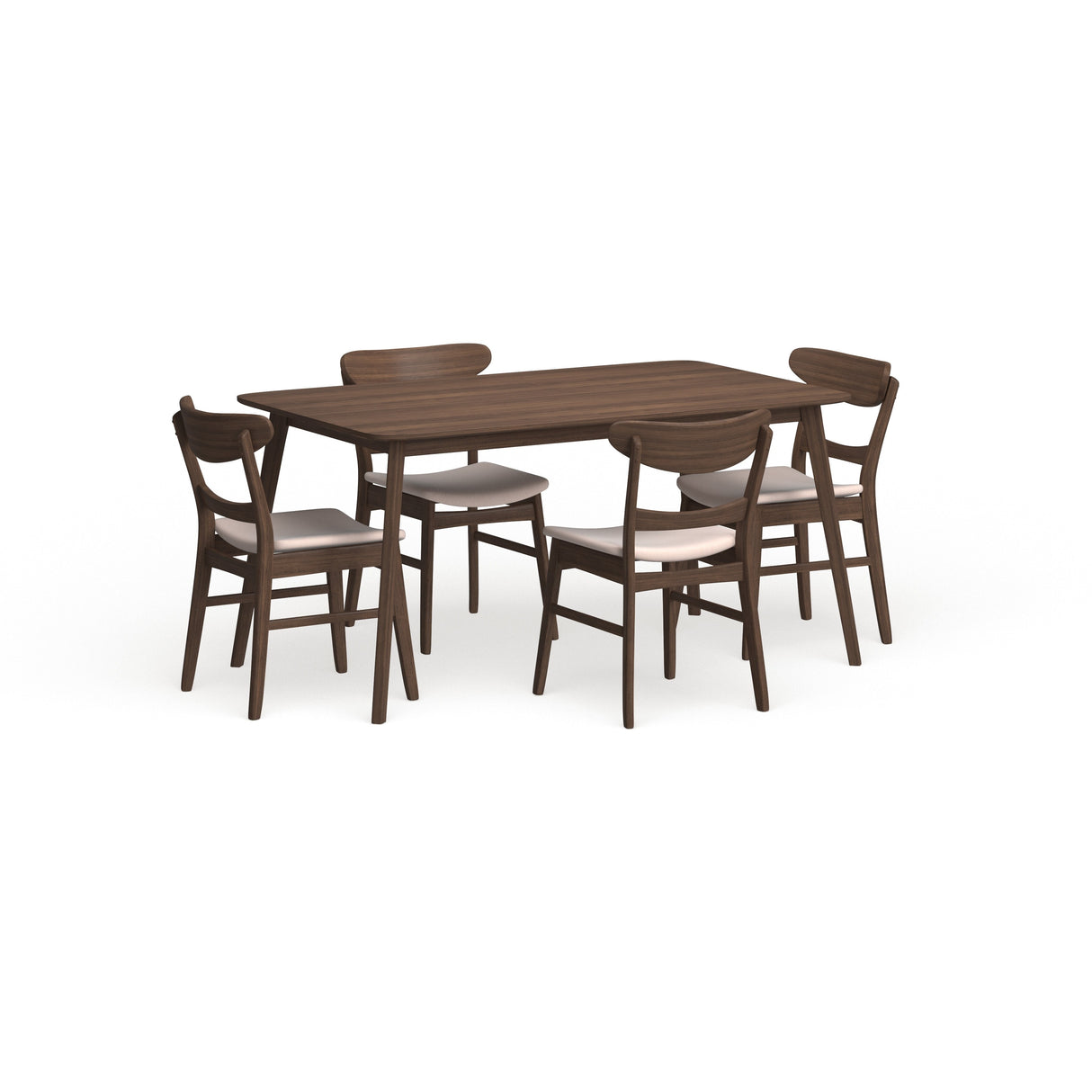 Bryner Mid-Century Modern 5 Piece Dining Set by Christopher Knight Home