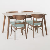 Bryner Mid-Century Modern 5 Piece Dining Set by Christopher Knight Home