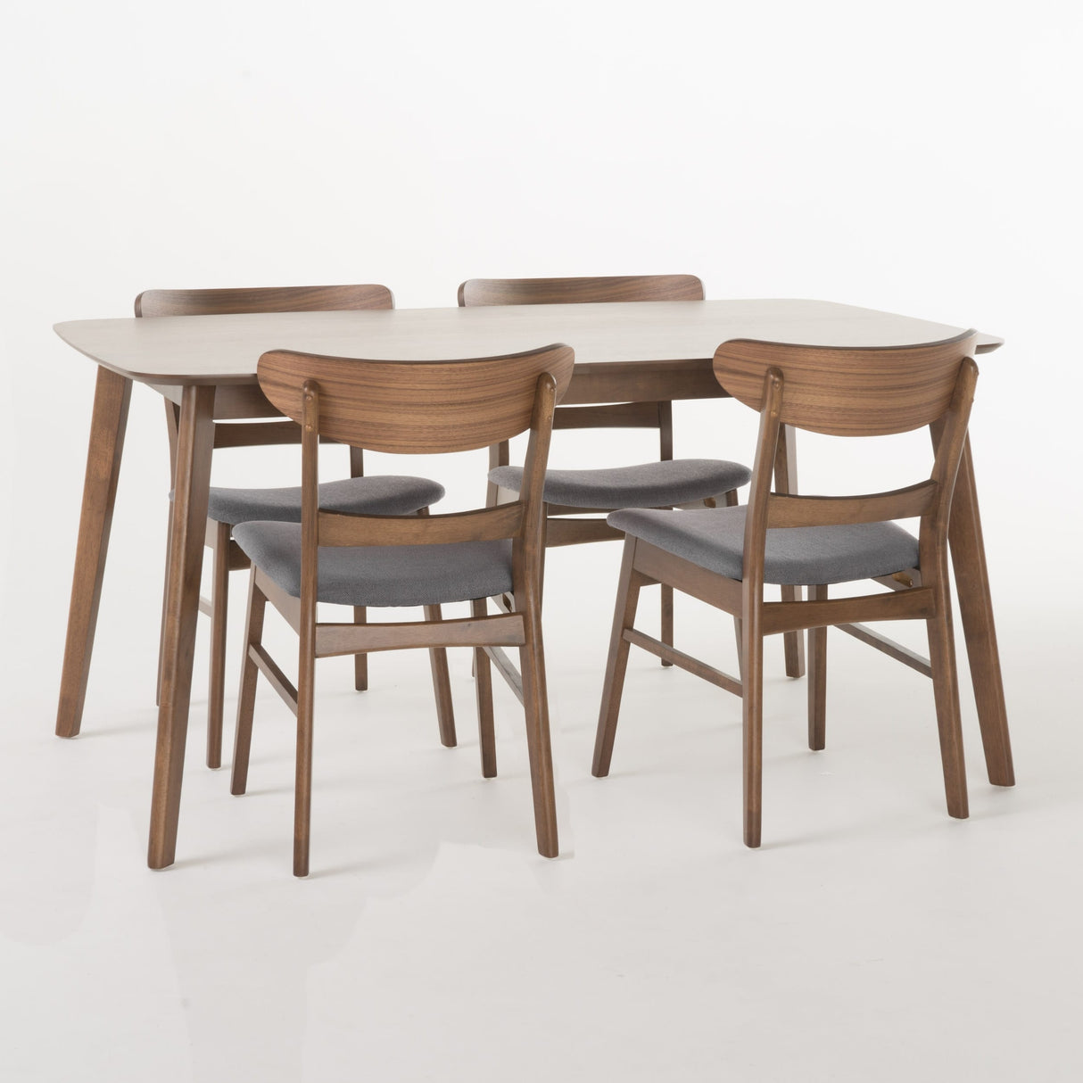 Bryner Mid-Century Modern 5 Piece Dining Set by Christopher Knight Home