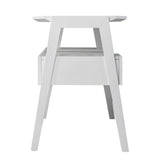 SEI Furniture Casella Midcentury Modern Writing Desk with Storage