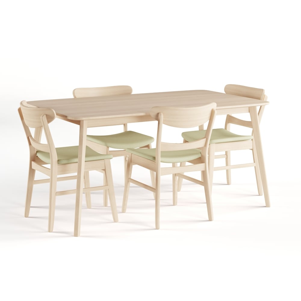 Bryner Mid-Century Modern 5 Piece Dining Set by Christopher Knight Home