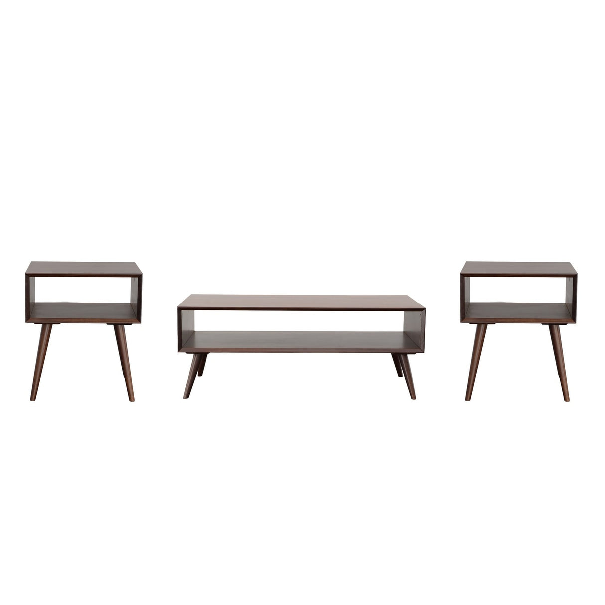 Steve Silver Carson Carrington Home Elnora Mid-Century 3-Piece Occasional Set