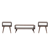 Steve Silver Carson Carrington Home Elnora Mid-Century 3-Piece Occasional Set