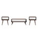Steve Silver Carson Carrington Home Elnora Mid-Century 3-Piece Occasional Set