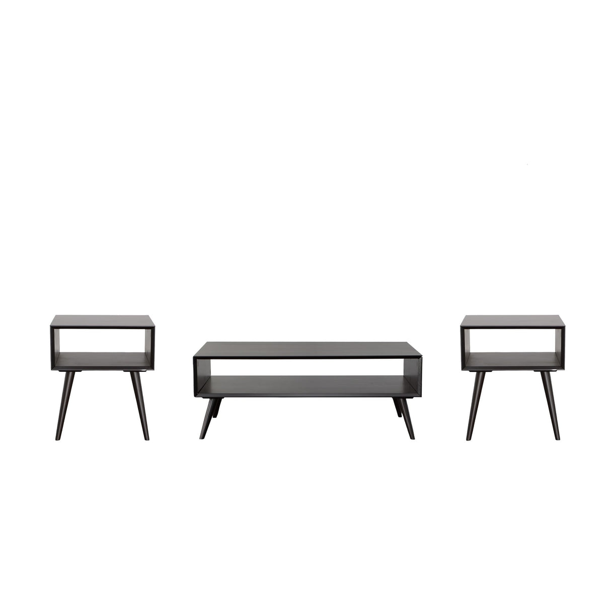 Steve Silver Carson Carrington Home Elnora Mid-Century 3-Piece Occasional Set