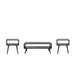 Steve Silver Carson Carrington Home Elnora Mid-Century 3-Piece Occasional Set