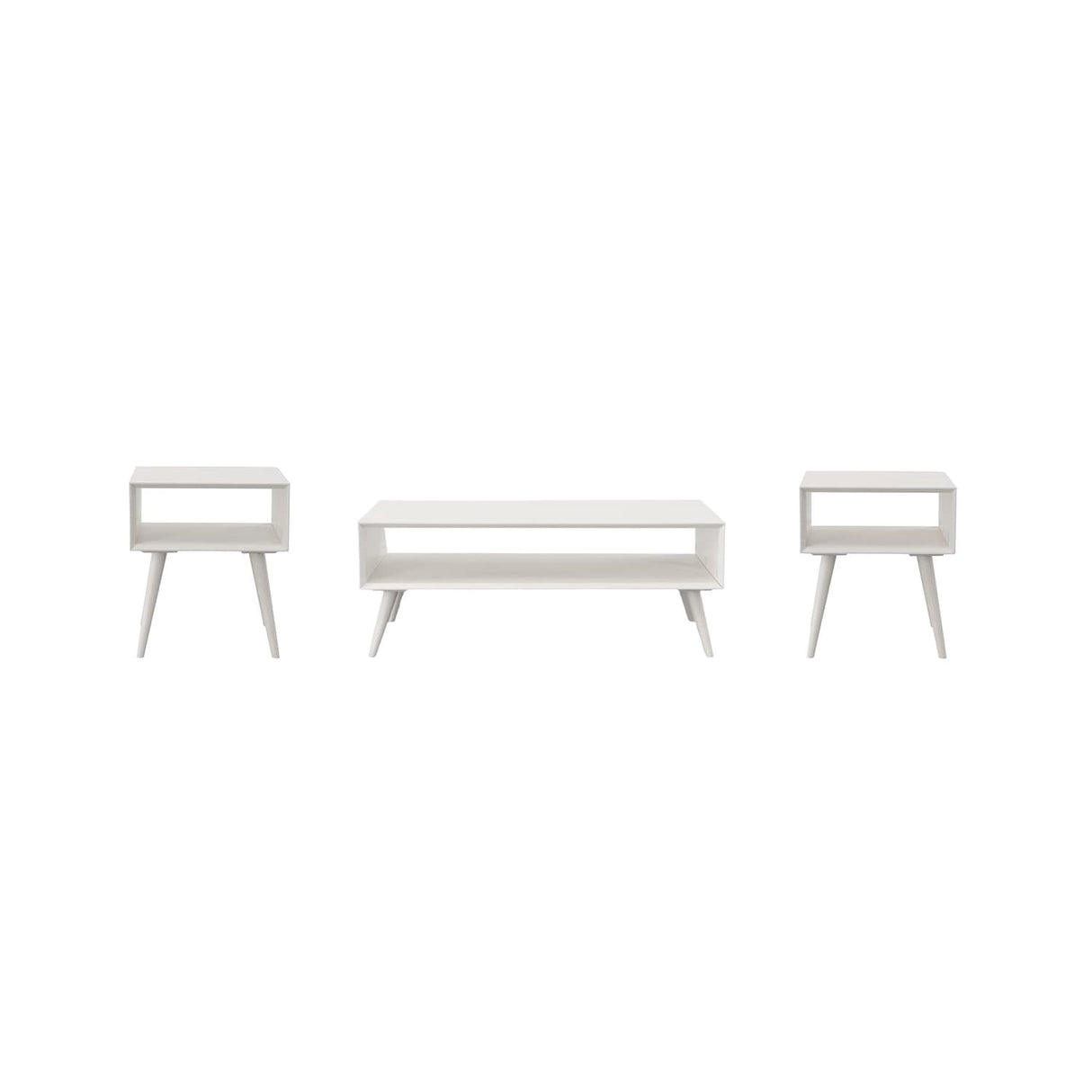 Steve Silver Carson Carrington Home Elnora Mid-Century 3-Piece Occasional Set