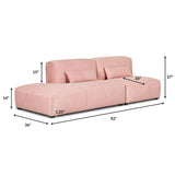 Poly and Bark Infina Left Armless Modular 2 Piece Sofa