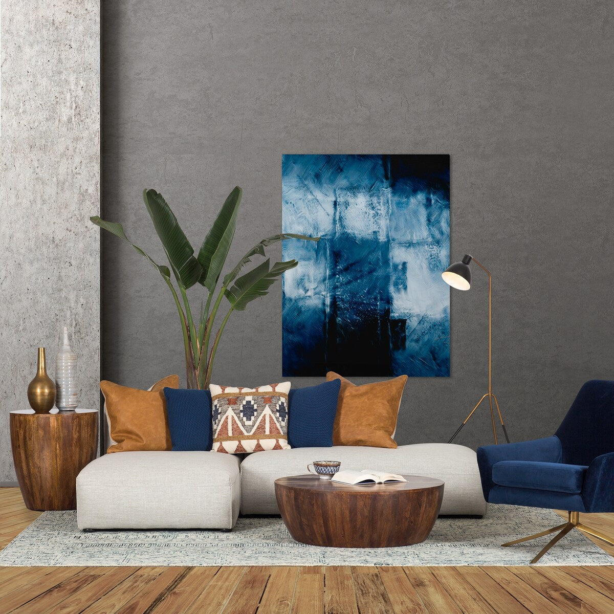 Poly and Bark Infina Left Armless Modular 2 Piece Sofa