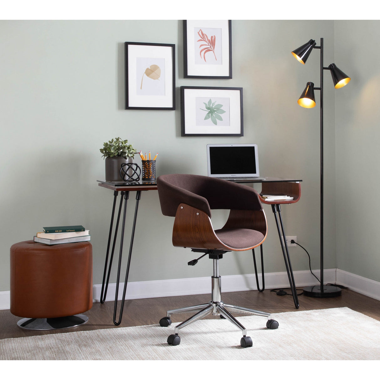 Carson Carrington Kams Mid-century Modern Office Desk