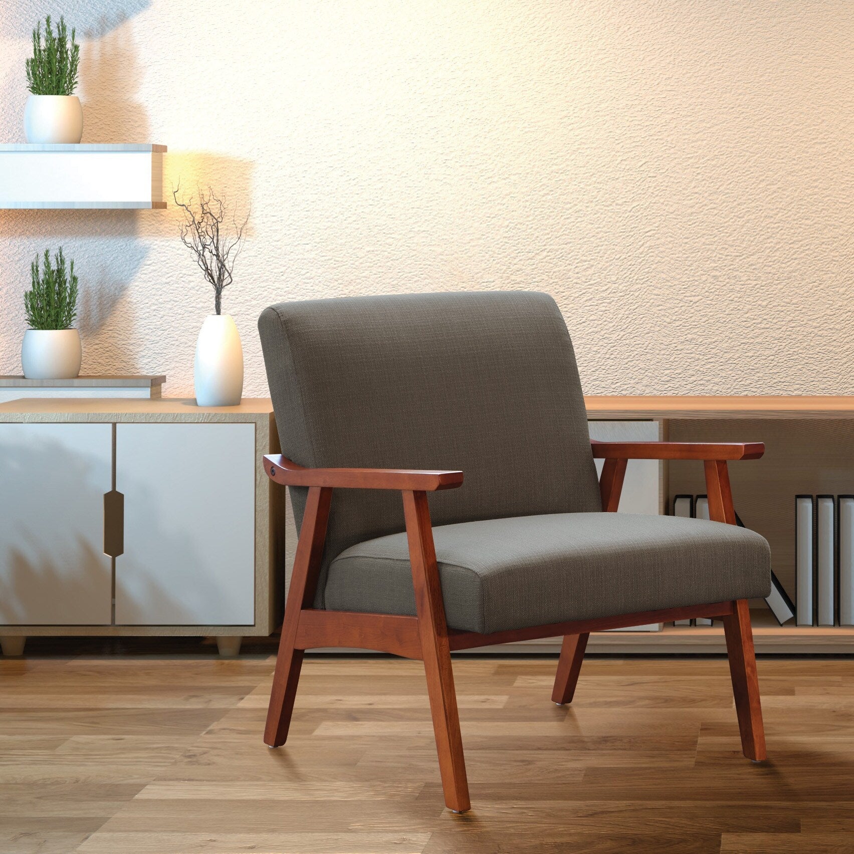 Carson Carrington Karkkila Mid century Arm Chair Overstock