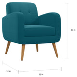 Carson Carrington Klaipeda Mid-century Modern Arm Chair