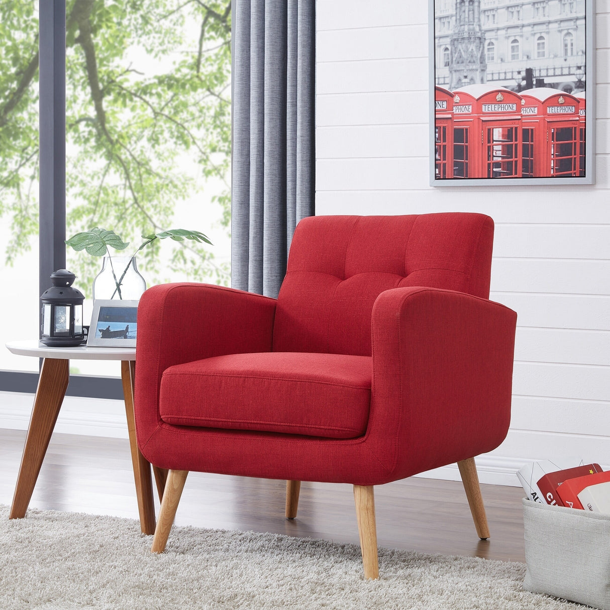 Carson Carrington Klaipeda Mid-century Modern Arm Chair