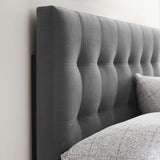 Carson Carrington Labbgard Queen-size Biscuit Tufted Velvet Headboard