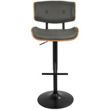 Carson Carrington Leksand Adjustable Bar Stool with Straight T Footrest (Set of 2)