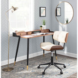 Carson Carrington Leksand Simple Mid-century Modern Office Chair