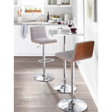 Carson Carrington Ljungby Mid-century Modern Adjustable Barstool - N/A