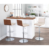 Carson Carrington Ljungby Mid-century Modern Adjustable Barstool - N/A