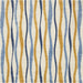 Carson Carrington Holstebro Blue/Gold Wavy Stripe Shag Area Rug