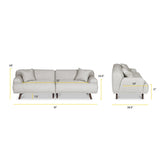 Poly and Bark Mineta Sofa