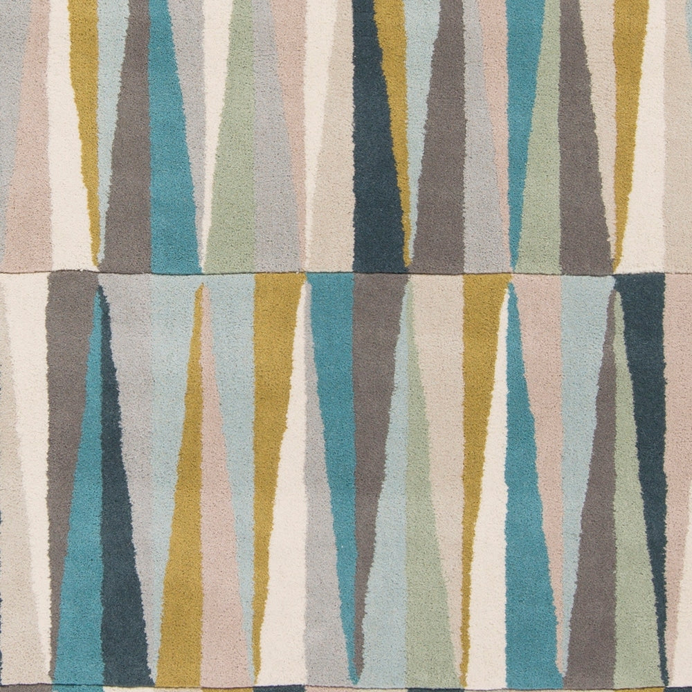 Livabliss Raahe Hand-Tufted Geometric Pattern Wool Area Rug