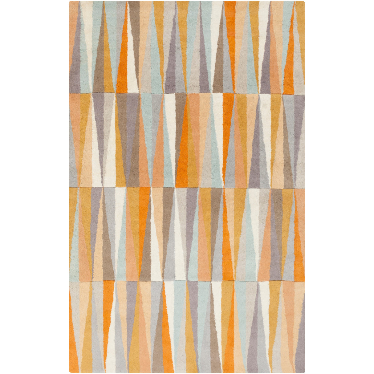 Livabliss Raahe Hand-Tufted Geometric Pattern Wool Area Rug