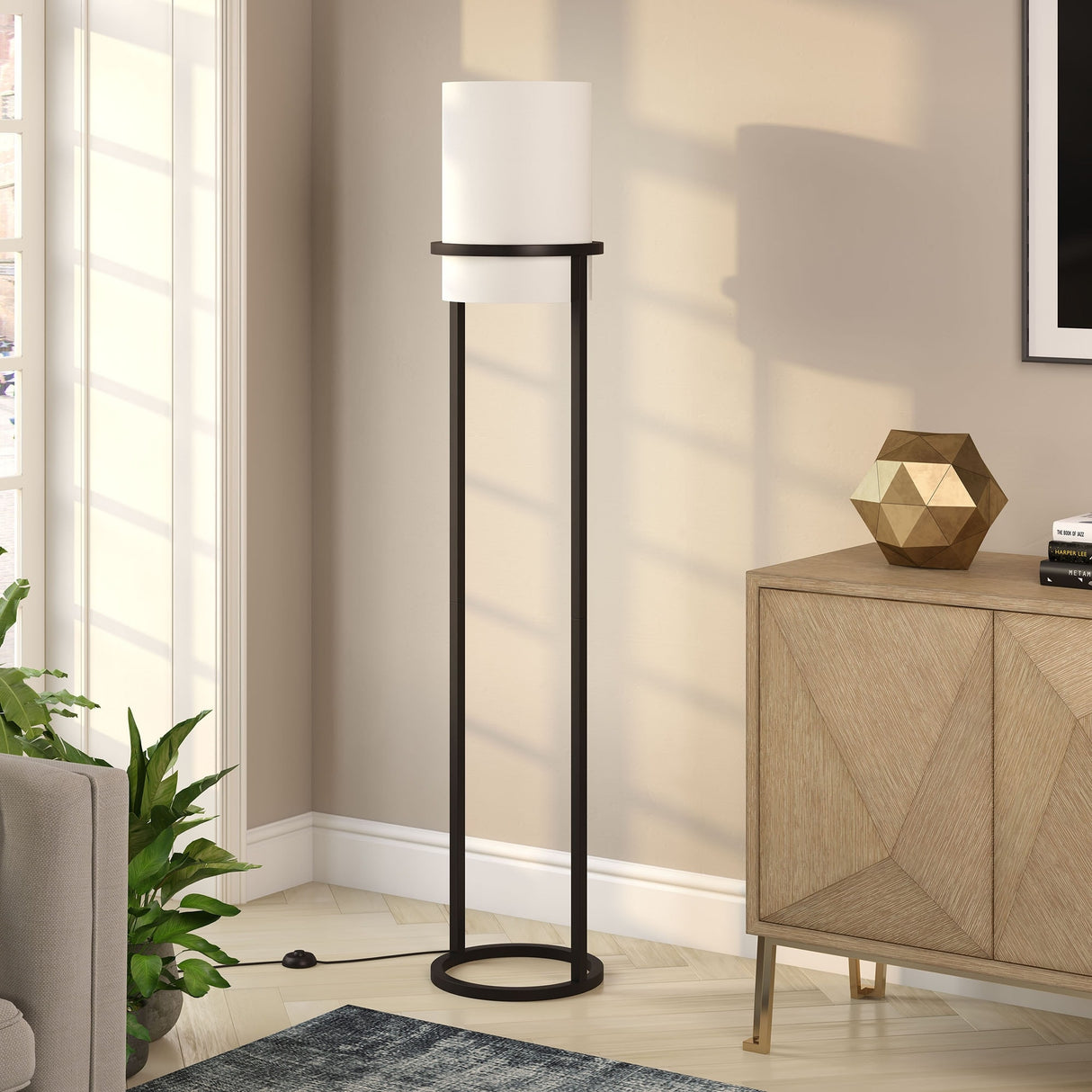 Carson Carrington Safsbyn Blackened Bronze Floor Lamp