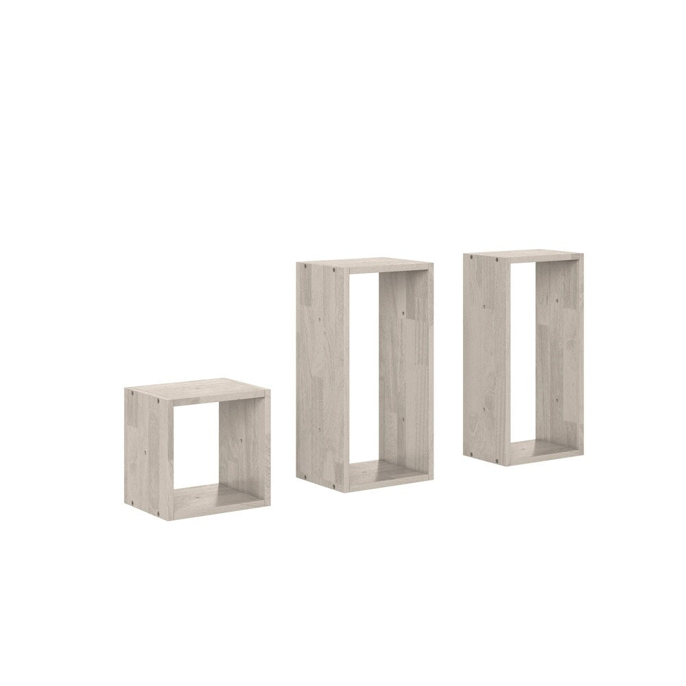 Carson Carrington Shorewood Modern 7 Block Wood Shelving Set