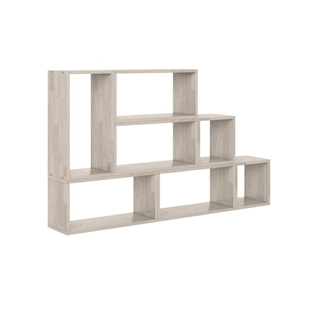 Carson Carrington Shorewood Modern 7 Block Wood Shelving Set