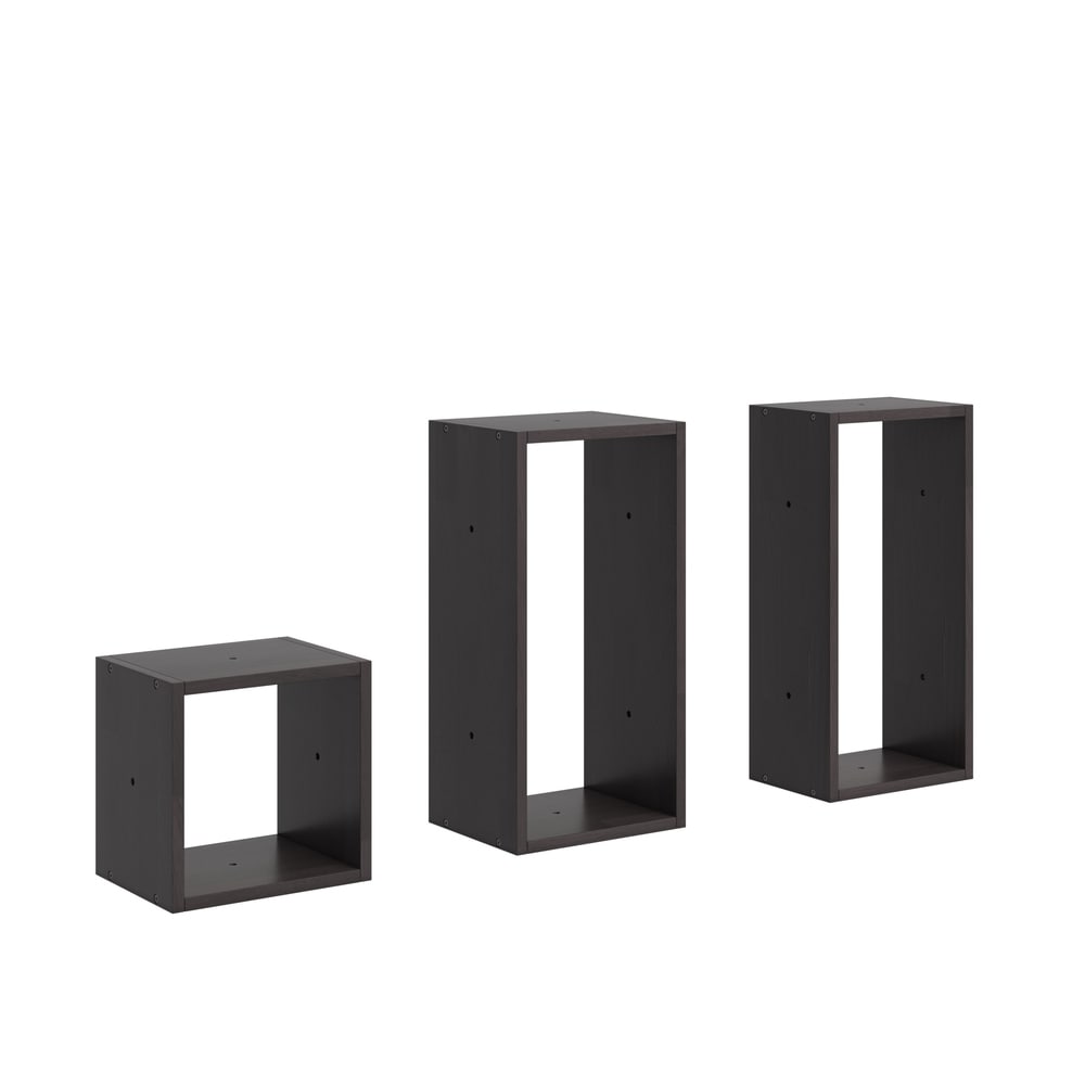 Carson Carrington Shorewood Modern 7 Block Wood Shelving Set