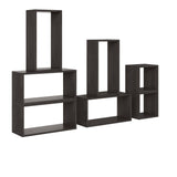Carson Carrington Shorewood Modern 7 Block Wood Shelving Set