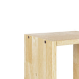 Carson Carrington Shorewood Modern 7 Block Wood Shelving Set