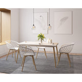 Kurv Set of 2 Indoor/Outdoor Dining and Accent Chairs