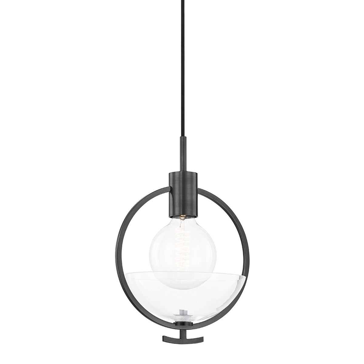 Carson Carrington Varjaren Clear Glass 1-light Pendant