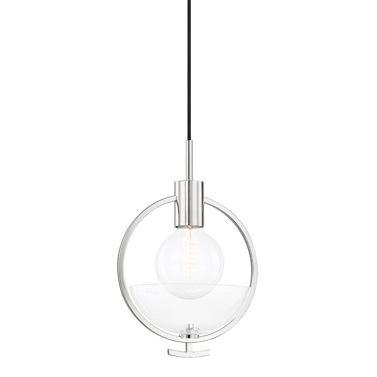 Carson Carrington Varjaren Clear Glass 1-light Pendant