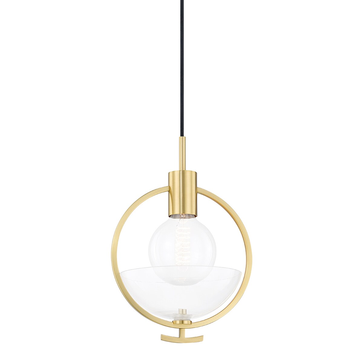 Carson Carrington Varjaren Clear Glass 1-light Pendant