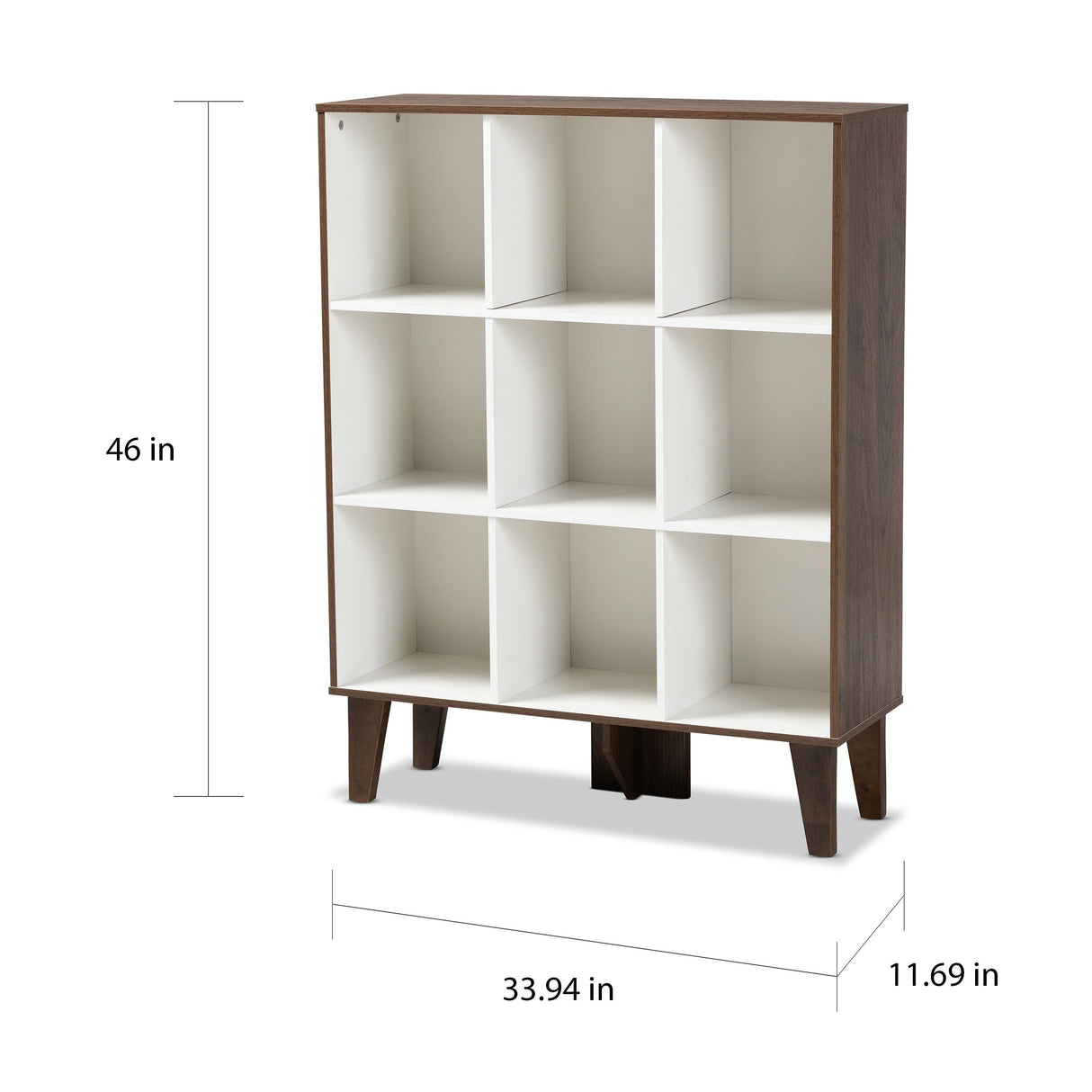 Carson Carrington Varmo Modern and Contemporary 9-shelf Bookcase