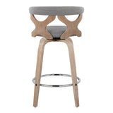 Carson Carrington Viby Fixed-Height Counter Stool with Bent Wood Legs & Round Footrest (Set of 2)