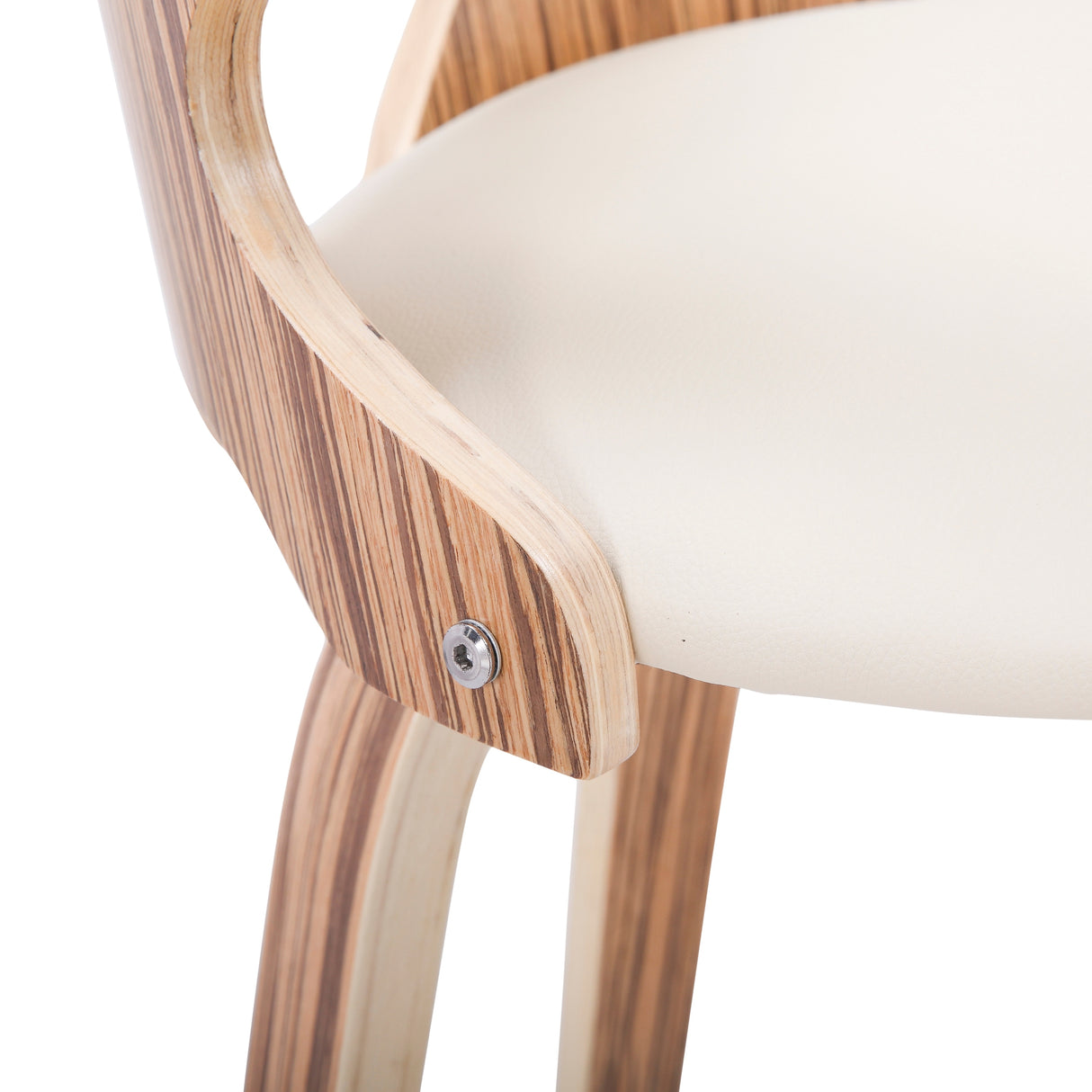 Carson Carrington Viby Fixed-Height Counter Stool with Bent Wood Legs & Round Footrest (Set of 2)