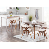 Carson Carrington Viby Fixed-Height Counter Stool with Bent Wood Legs & Round Footrest (Set of 2)