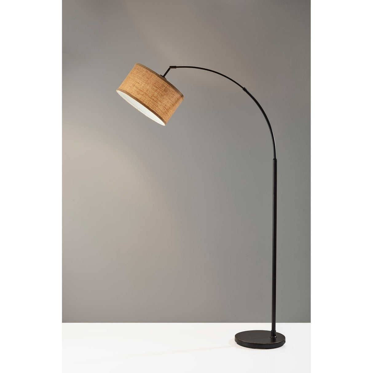 Carson Carrington Ylserod Antique Bronze Arc Floor Lamp