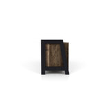 Carson Farmhouse Reclaimed Oak 66-inch 6-Shelf TV Stand