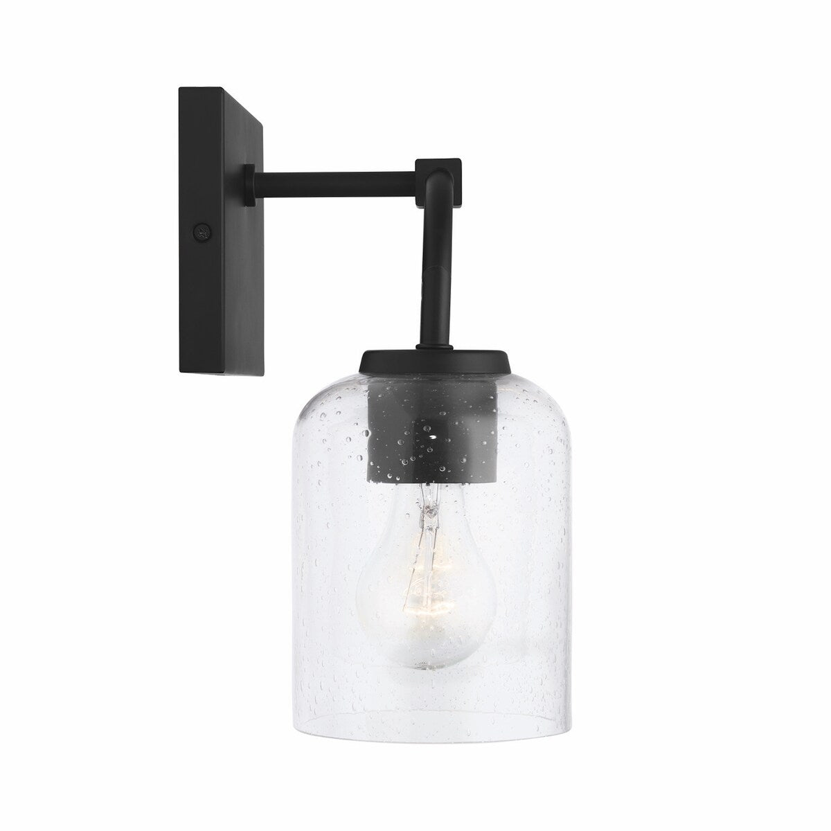 Carter 2-light Bath/ Vanity Fixture w/ Clear Seeded Glass
